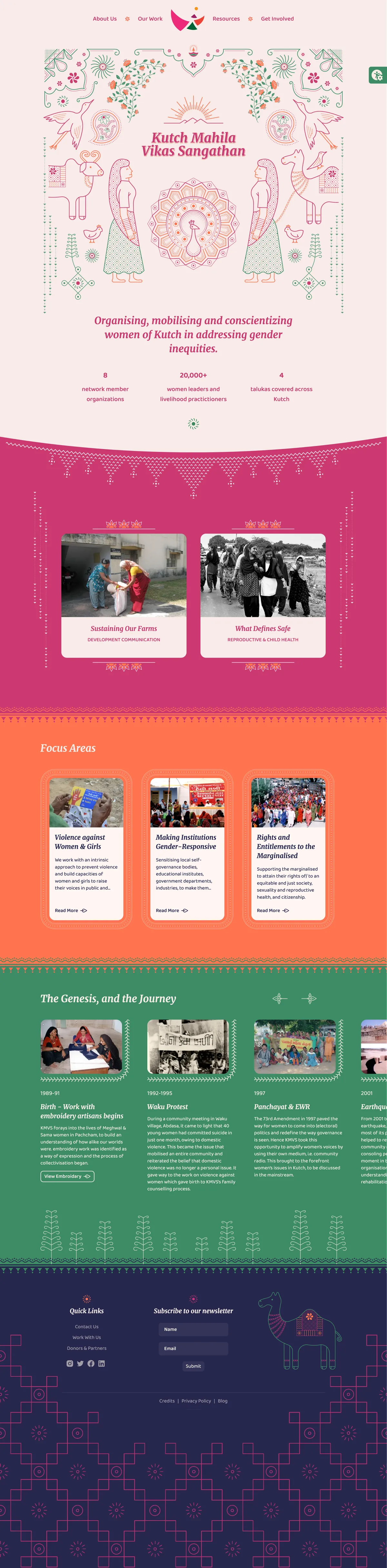 Home page screenshot